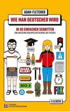 portada Wie man Deutscher Wird in 50 Einfachen Schritten / how to be German in 50 Easy Steps