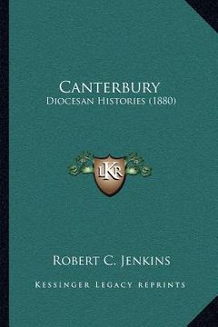 portada canterbury: diocesan histories (1880) (in English)