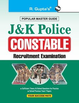 portada J&k Police (Armed and Executive) Constable Recruitment Exam Guide (en Inglés)