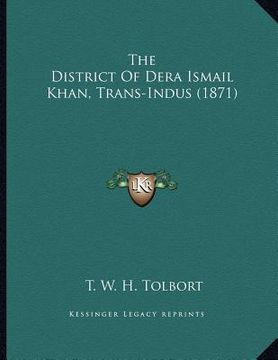 portada the district of dera ismail khan, trans-indus (1871) (in English)