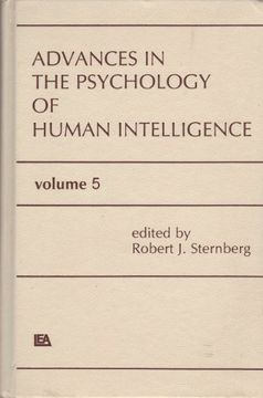portada Advances in the Psychology of Human Intelligence: Volume 5 (en Inglés)