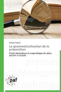 portada La Grammaticalisation de La Preposition