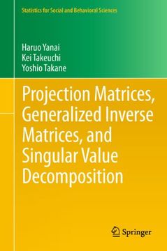 portada Projection Matrices, Generalized Inverse Matrices, and Singular Value Decomposition (en Inglés)