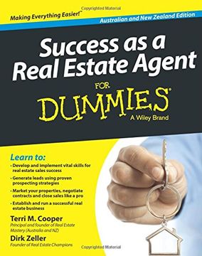 portada Success as a Real Estate Agent for Dummies - Australia / Nz (en Inglés)