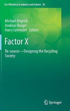portada factor x: re-source - designing the recycling society (en Inglés)