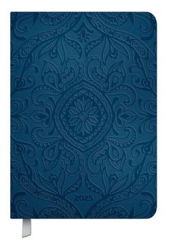 portada Timer Soft Touch Nachtblau 2025: Terminplaner in Lederoptik. Terminkalender mit Wochenübersicht und Lesezeichenband. Taschenkalender im Format: 11 x 16 cm