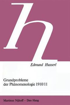 portada Grundprobleme Der Phänomenologie 1910/11 (en Alemán)