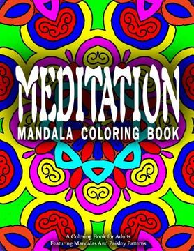 portada MEDITATION MANDALA COLORING BOOK - Vol.10: women coloring books for adults (in English)