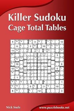 portada Killer Sudoku - Cage Total Tables (in English)