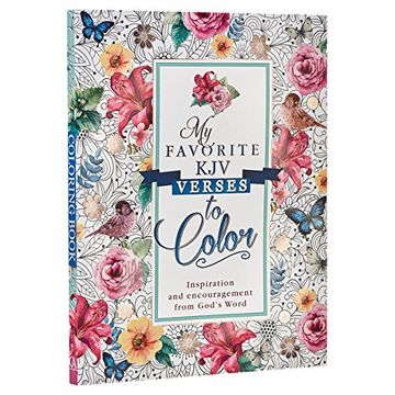 portada "My Favorite KJV Verses to Color" Inspirational Adult Coloring Book (in English)