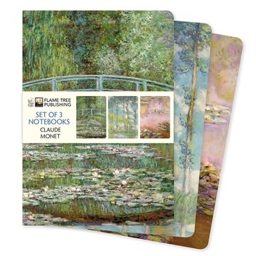 portada Claude Monet set of 3 Standard Notebooks (Standard Notebook Collection) 