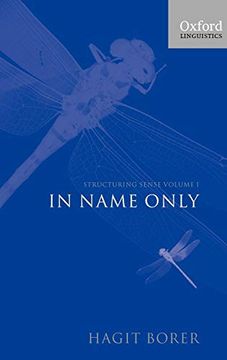 portada Structuring Sense: Volume i: In Name Only: In Name Only vol 1 (en Inglés)