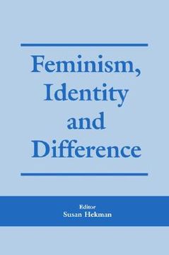 portada feminism, identity and difference (in English)