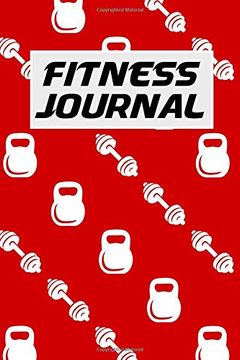 portada Fitness Journal: 6x9 Workout log Book With one rep Weightlifting Bench Press Chart and Blank Lined Paper 
