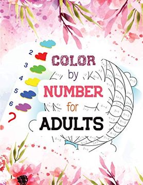 portada Color by Number for Adults: Guided Biblical Inspiration Adult Coloring Book, a Christian Coloring Book Gift Card Alternative, Christian Religious Lessons Relaxing Coloring Book 
