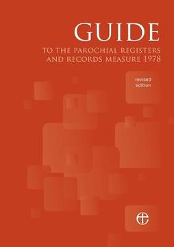 portada guide to the parochial registers and records measure 1978 (en Inglés)