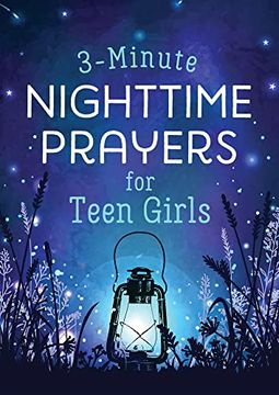 portada 3-Minute Nighttime Prayers for Teen Girls (3-Minute Devotions) (en Inglés)