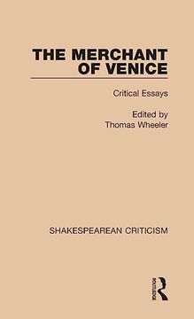 portada The Merchant of Venice: Critical Essays (Shakespearean Criticism)