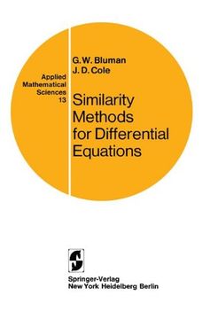 portada Similarity Methods for Differential Equations (en Inglés)