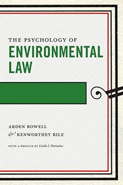 portada The Psychology of Environmental law (Psychology and the Law)