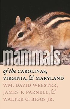 portada Mammals of the Carolinas, Virginia, and Maryland (en Inglés)