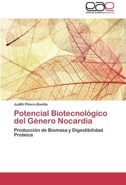 portada Potencial  Biotecnológico Del Género Nocardia: Producción De Biomasa Y Digestibilidad Proteica (spanish Edition)