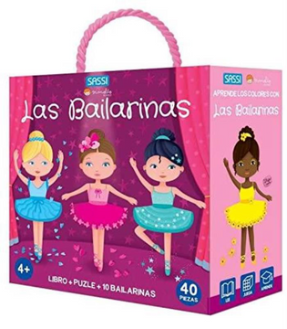 portada Aprende los Colores con las Bailarinas (Libro + Puzle + 10 Bailarinas)