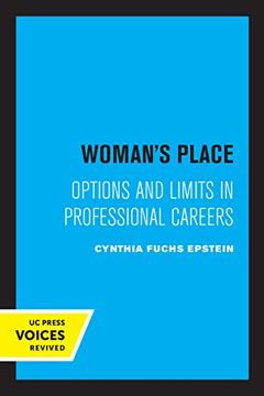 portada Woman'S Place: Options and Limits in Professional Careers (in English)