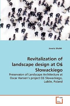 portada revitalization of landscape design at o sowackiego (in English)