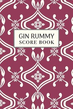 portada Gin Rummy Score Book: 6x9, 110 pages, Keep Track of Scoring Card Games (en Inglés)
