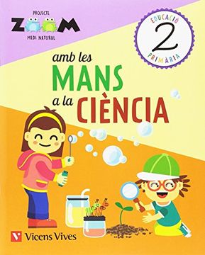 portada MEDI 2PRIM NATURAL MANS CIENCIA ZOOM CAT (libro en catalan)
