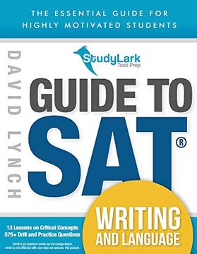 portada Studylark Guide to sat Writing and Language: The Essential Guide for Highly Motivated Students 