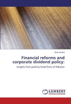 portada financial reforms and corporate dividend policy (en Inglés)