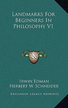 portada landmarks for beginners in philosophy v1 (in English)