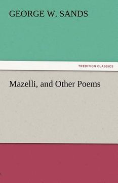 portada mazelli, and other poems (en Inglés)