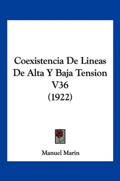 portada Coexistencia de Lineas de Alta y Baja Tension v36 (1922) (in Spanish)
