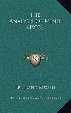 portada the analysis of mind (1922) (in English)
