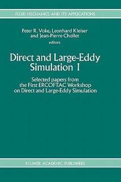 portada direct and large-eddy simulation i (en Inglés)