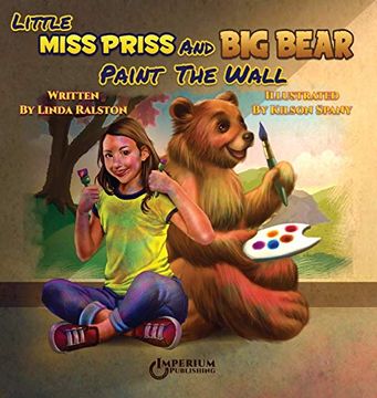 portada Little Miss Priss and big Bear Paint the Wall (en Inglés)