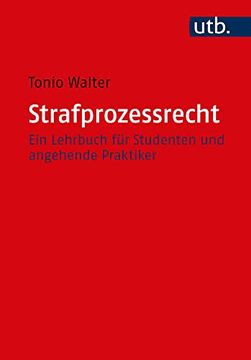 portada Strafprozessrecht: Ein Lehrbuch für Studenten und Angehende Praktiker: Ein Lehrbuch fr Studenten und Angehende Praktiker 