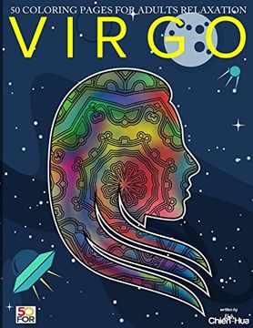 portada Virgo 50 Coloring Pages for Adults Relaxation (en Inglés)