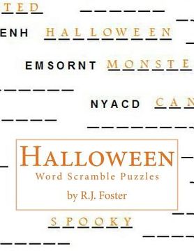 portada Halloween: Word Scramble Puzzles