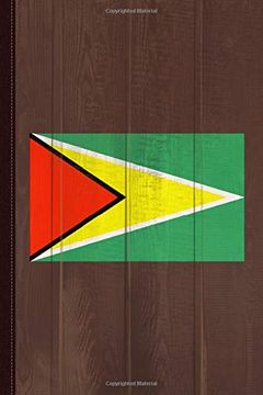 portada Guyana Flag Journal Not: Blank Lined Ruled for Writing 6x9 110 Pages 