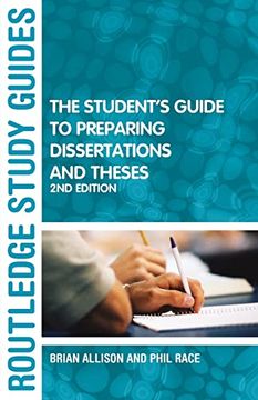 portada The Student's Guide to Preparing Dissertations and Theses (Routledge Study Guides) (en Inglés)