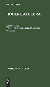 portada Gleichungen Höheren Grades (in German)