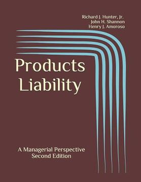 portada Products Liability: A Managerial Perspective (en Inglés)