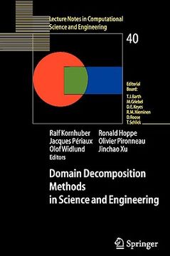 portada domain decomposition methods in science and engineering (en Inglés)