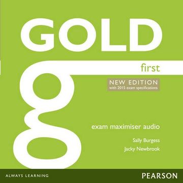 portada Gold First New Edition Exam Maximiser Class Audio CDs