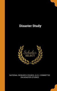 portada Disaster Study (en Inglés)