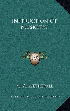 portada instruction of musketry (en Inglés)